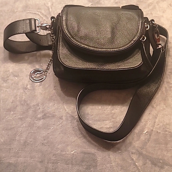 0600. NWOTs ~ Charles Jourdan ~ Little Black Bag ~ Cross-body ~ So Many Pockets - Picture 3 of 17